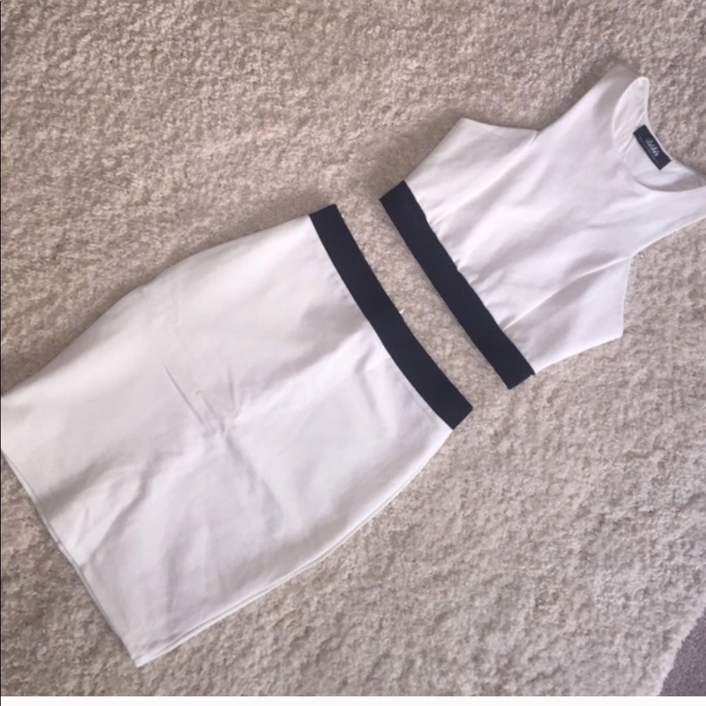 Two piece crop and pencil skirt